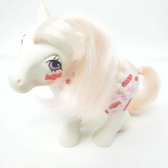 Vintage My Little Pony MLP G1 Twice As Fancy (TAF) Yum Yum Hasbro 1984 Pink Hair - Picture 11 of 11